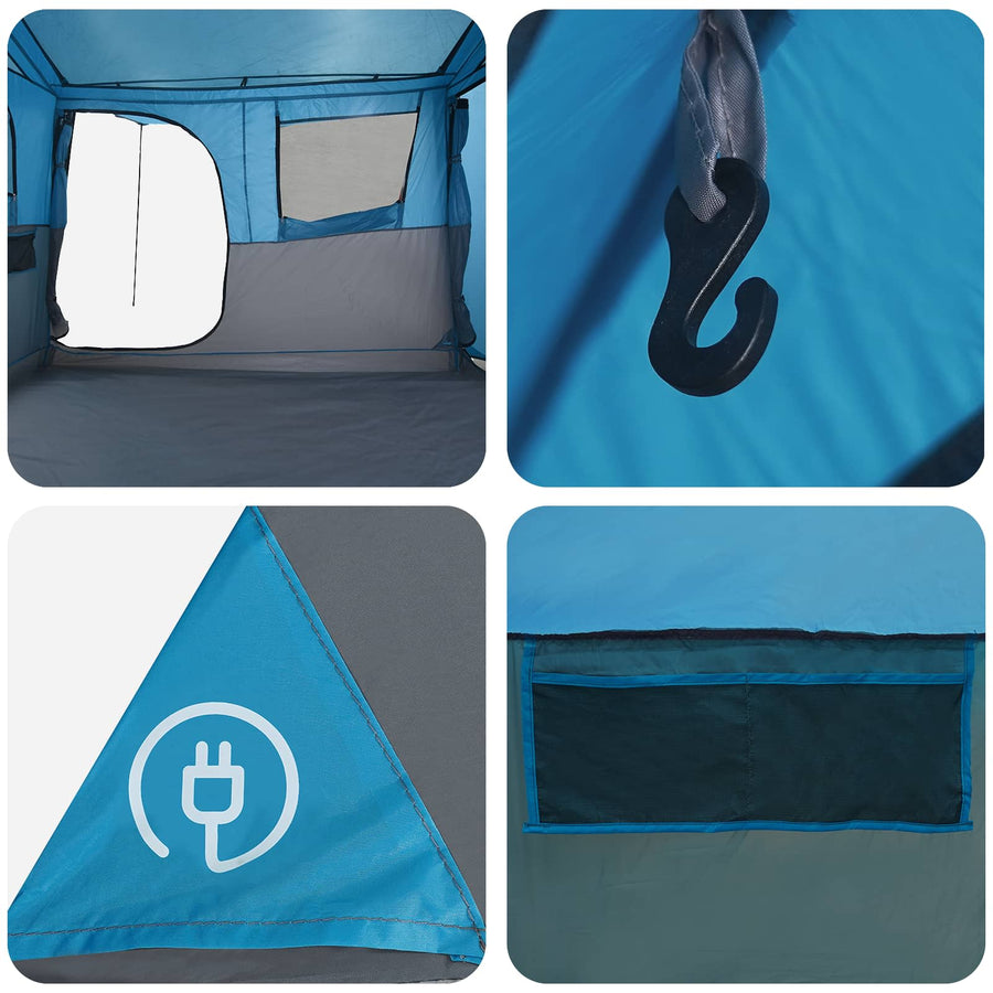 Tunneltent Blauw 475 x 220 x 192 cm
