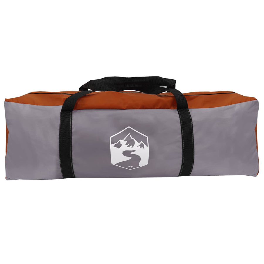 Tunneltent Grijs en Oranje 475 x 220 x 192 cm
