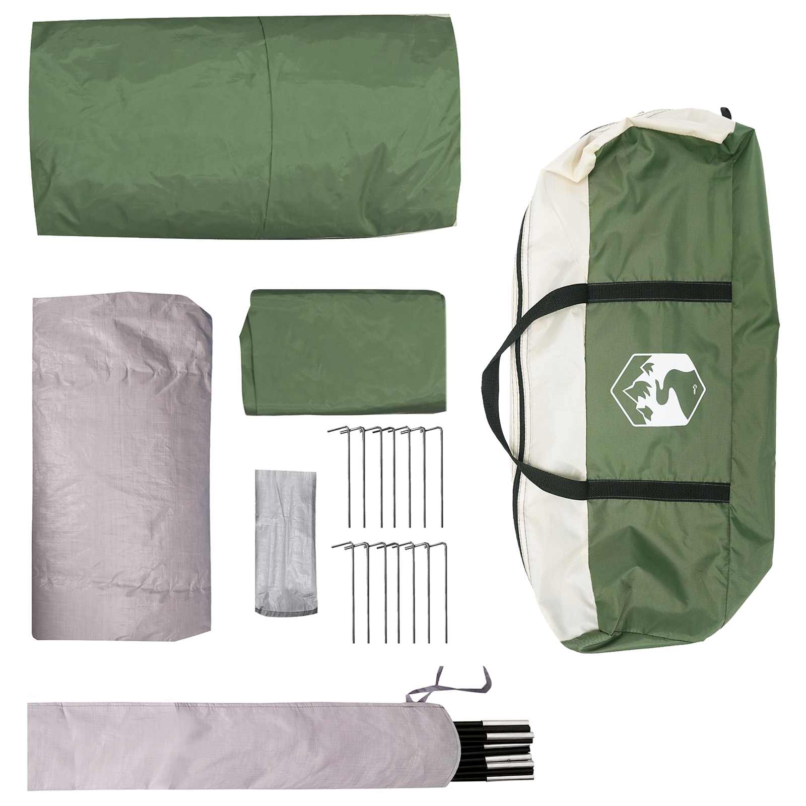Tunneltent Groen 275 x 240 x 200 cm