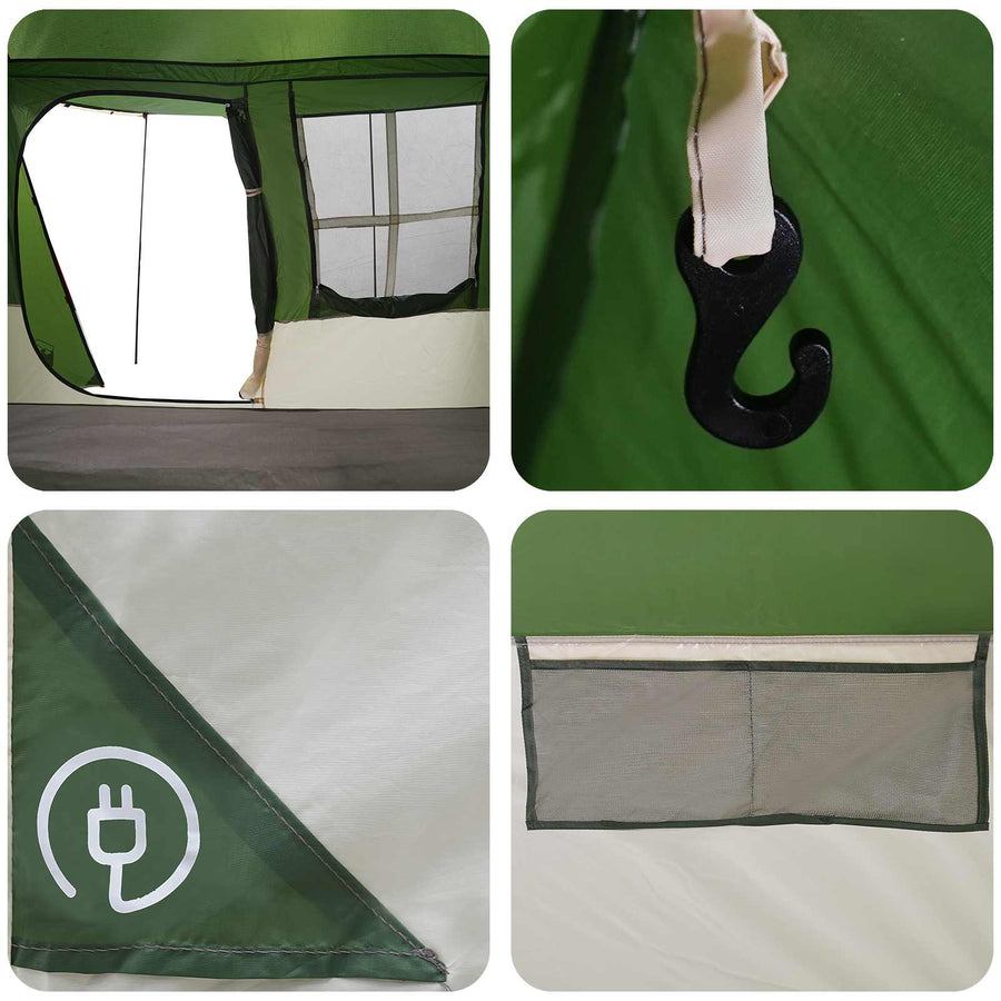 Tunneltent Groen 275 x 240 x 200 cm