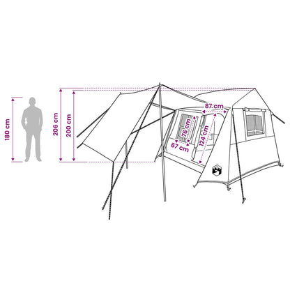 Tunneltent Groen 275 x 240 x 200 cm