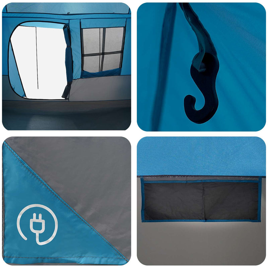 Tunneltent Blauw 275 x 240 x 200 cm