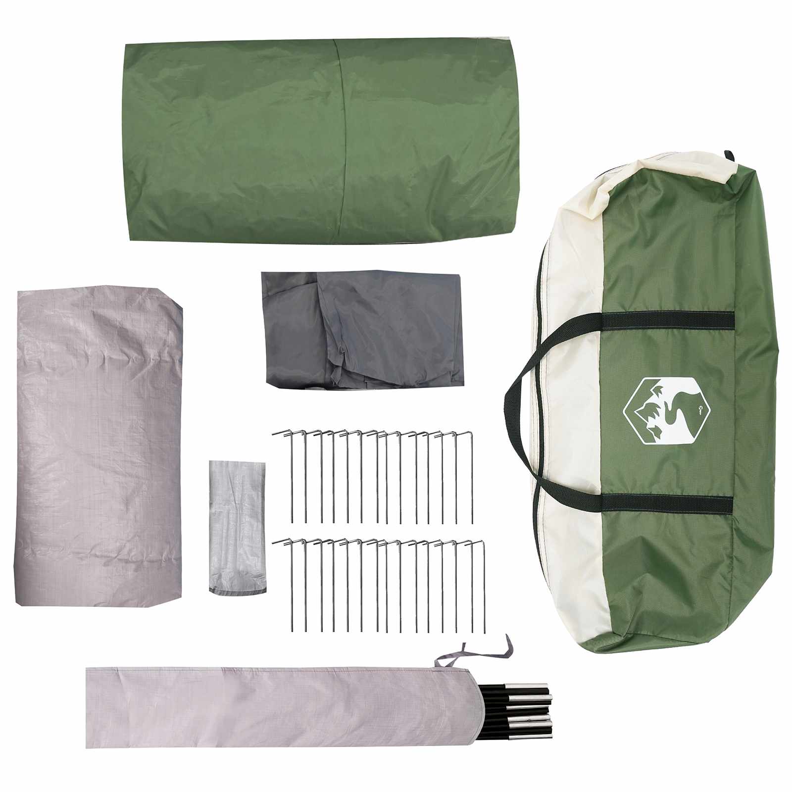 Tunneltent Groen 400 x 278 x 182 cm