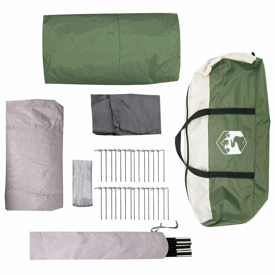 Tunneltent Groen 400 x 278 x 182 cm