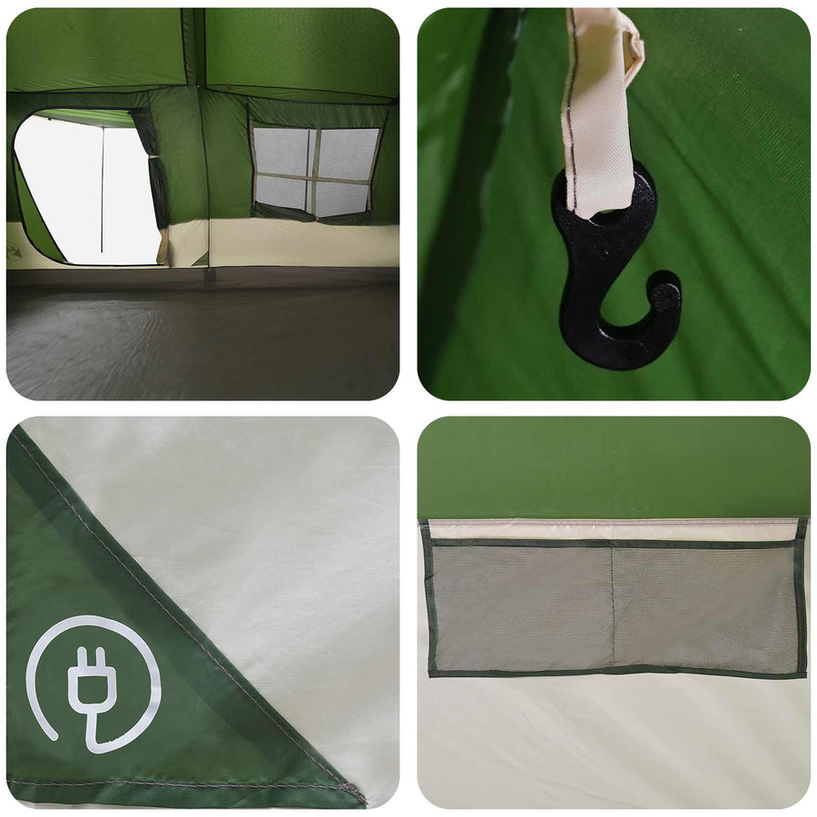 Tunneltent Groen 400 x 278 x 182 cm