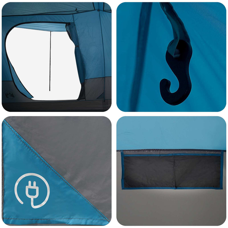 Tunneltent Blauw 400 x 278 x 182 cm