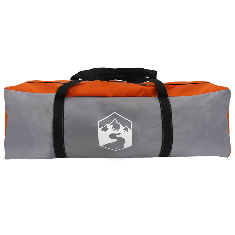 Tunneltent Grijs en Oranje 400 x 278 x 182 cm