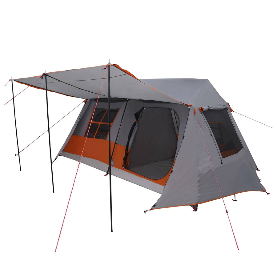 Tunneltent Grijs en Oranje 400 x 278 x 182 cm