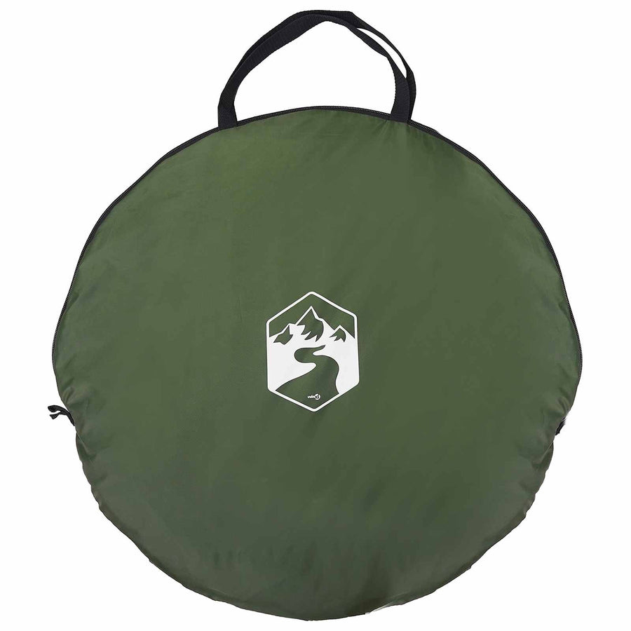 Pop-up Toilet Tent met Hangende Touw Groen 97 x 126 cm
