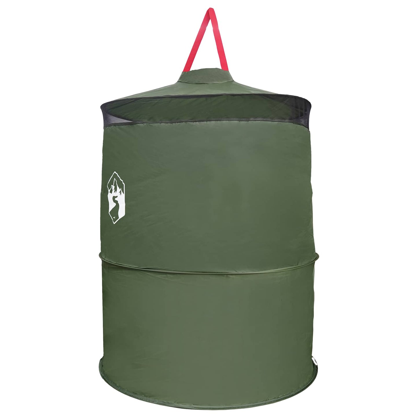 Pop-up Toilet Tent met Hangende Touw Groen 97 x 126 cm