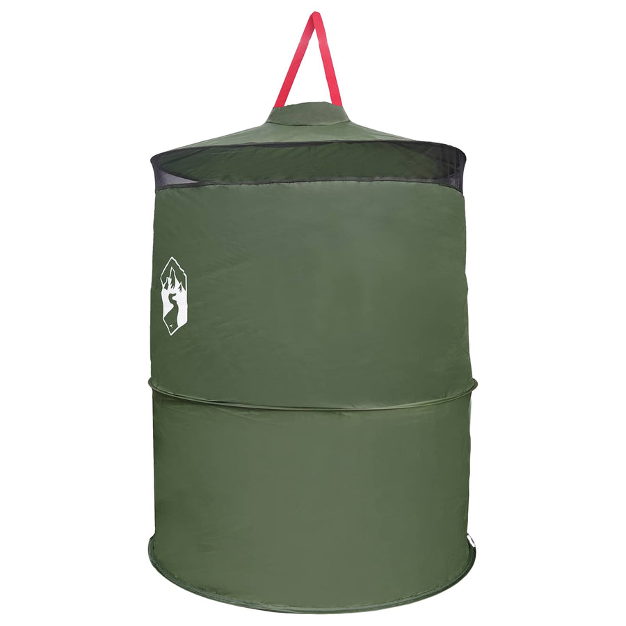 Pop-up Toilet Tent met Hangende Touw Groen 97 x 126 cm