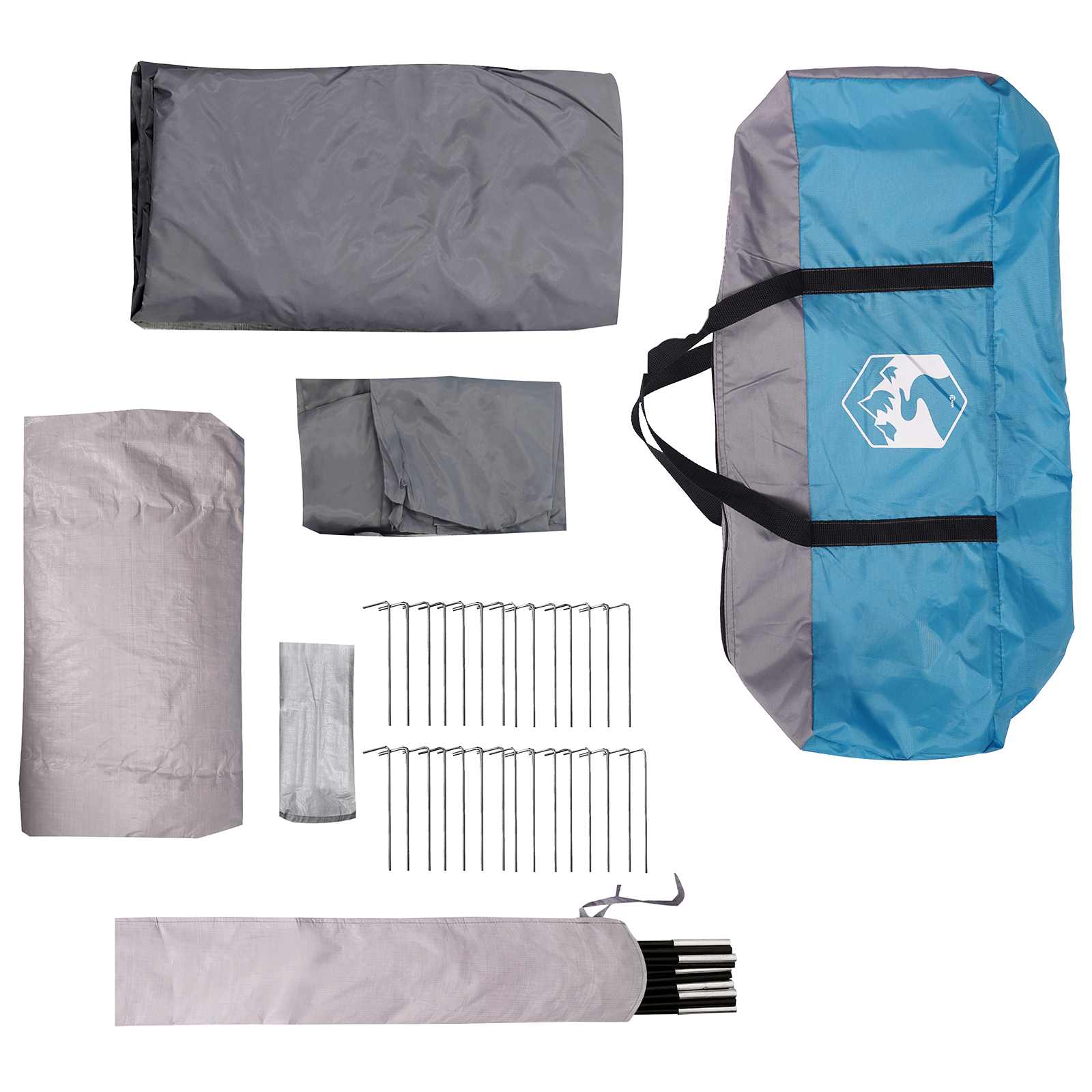 Tunneltent Blauw 560 x 395 x 212 cm