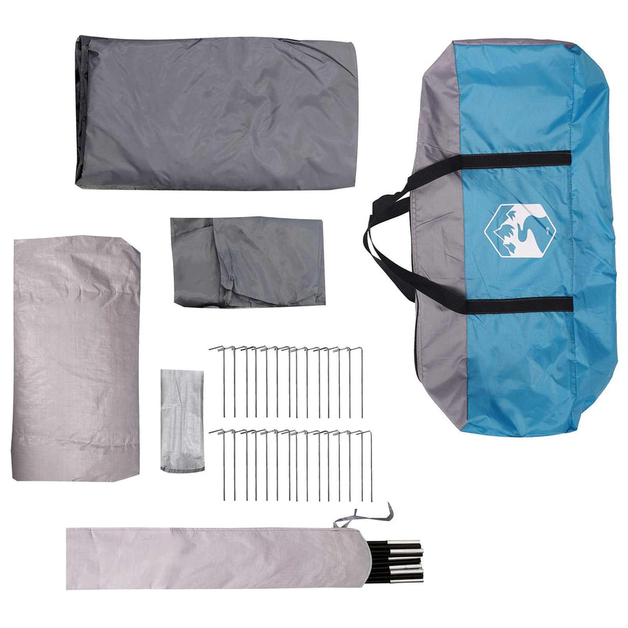 Tunneltent Blauw 560 x 395 x 212 cm