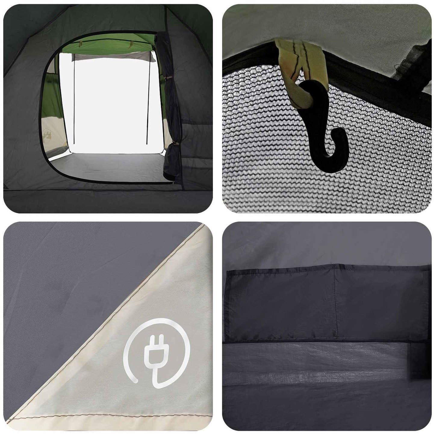 Tunneltent Groen 390 x 215 x 152 cm