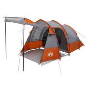 Tunneltent 390x215x152 cm grijs oranje