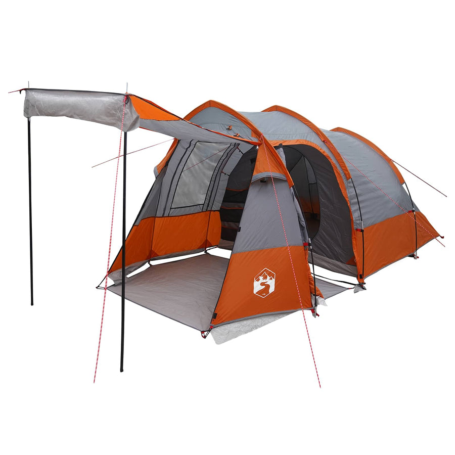 Tunneltent Grijs en Oranje 390 x 215 x 152 cm