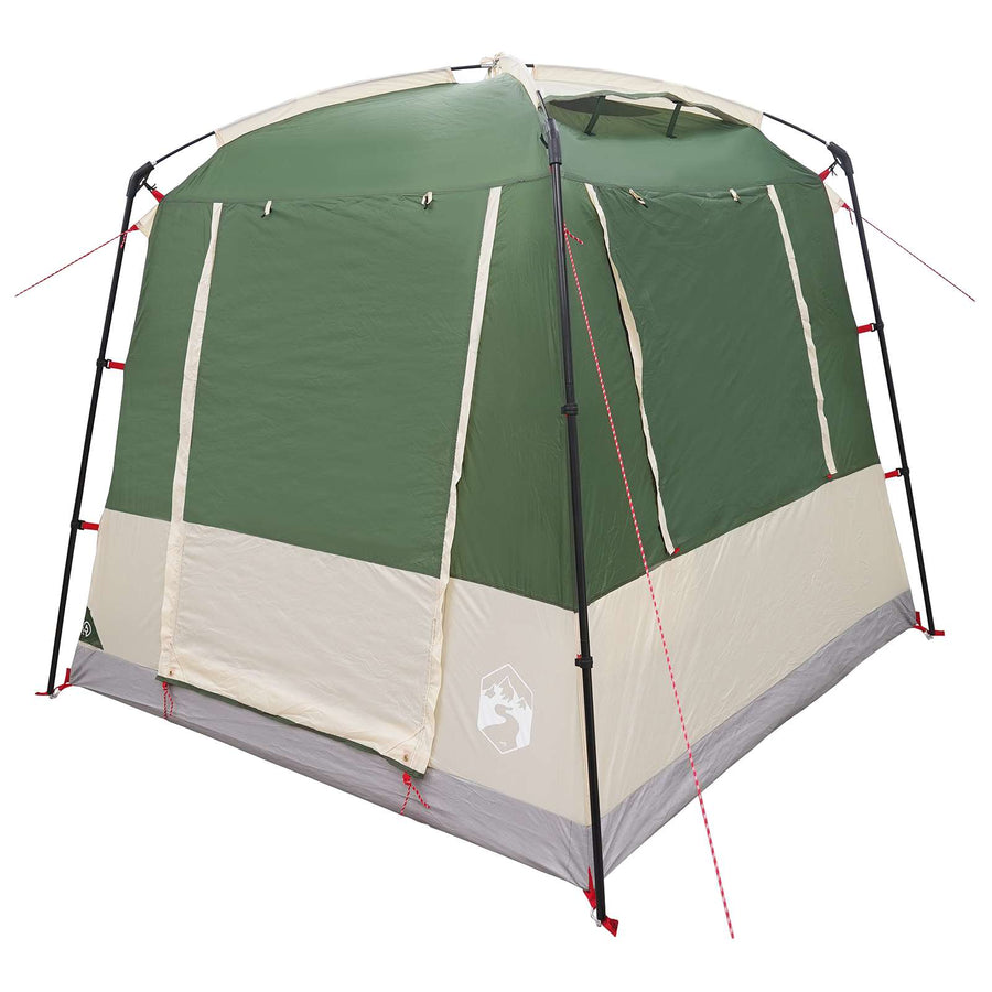 Partytent Groen 4-persoons 185T Polyester met PU Coating