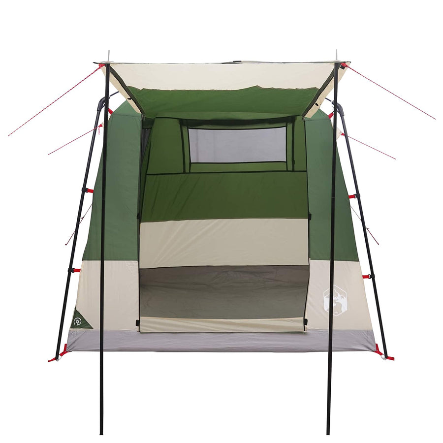 Partytent Groen 4-persoons 185T Polyester met PU Coating