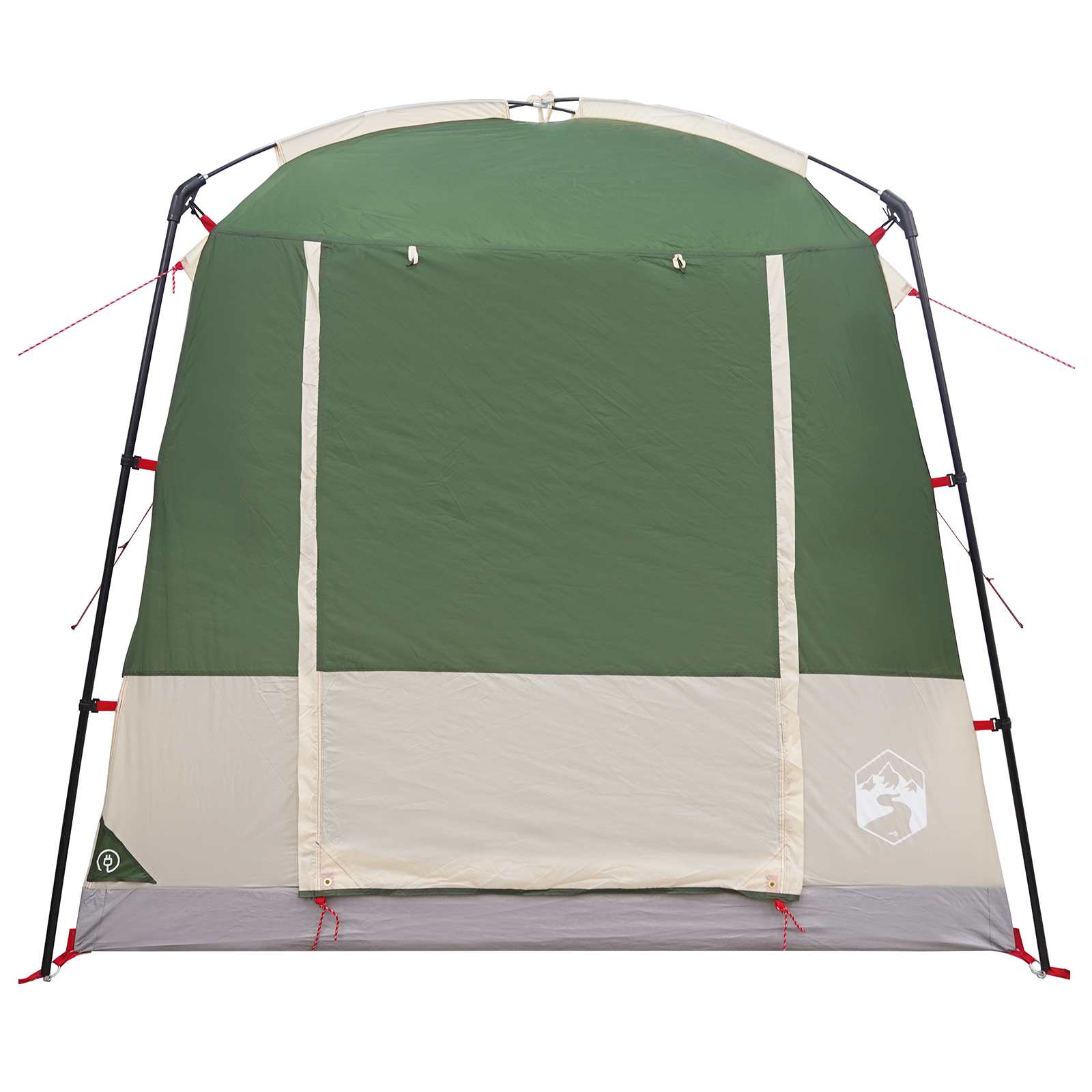 Partytent Groen 4-persoons 185T Polyester met PU Coating