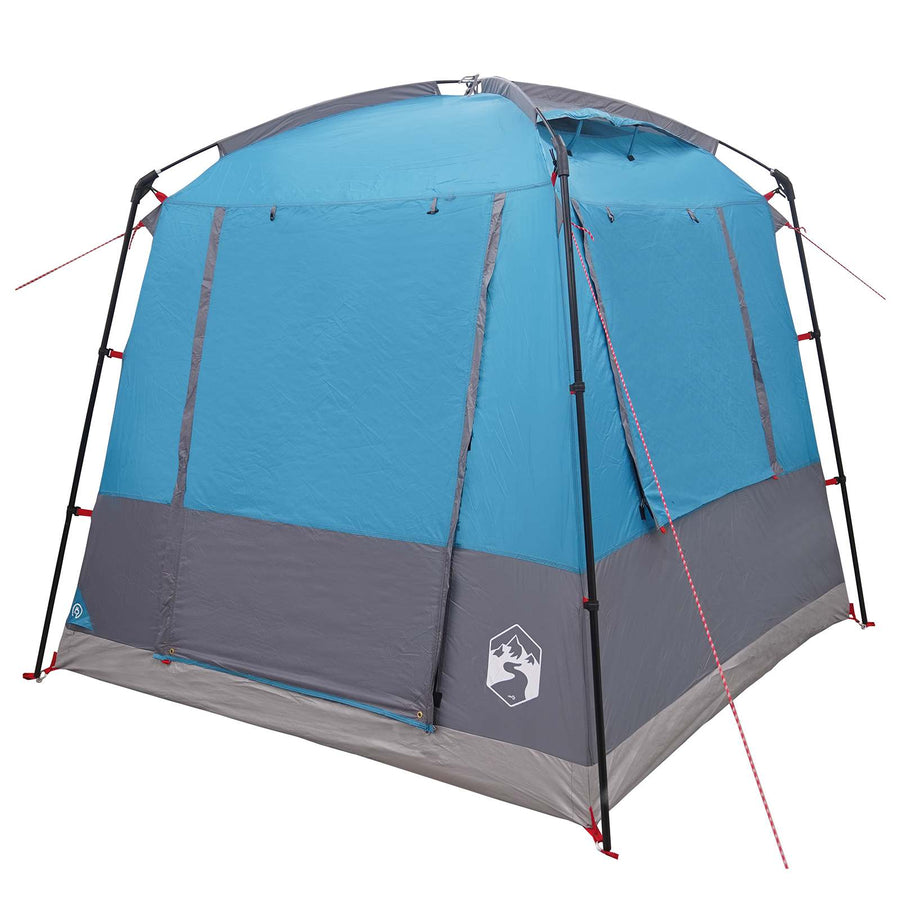Partytent Blauw 4-persoons 185T Polyester met PU Coating
