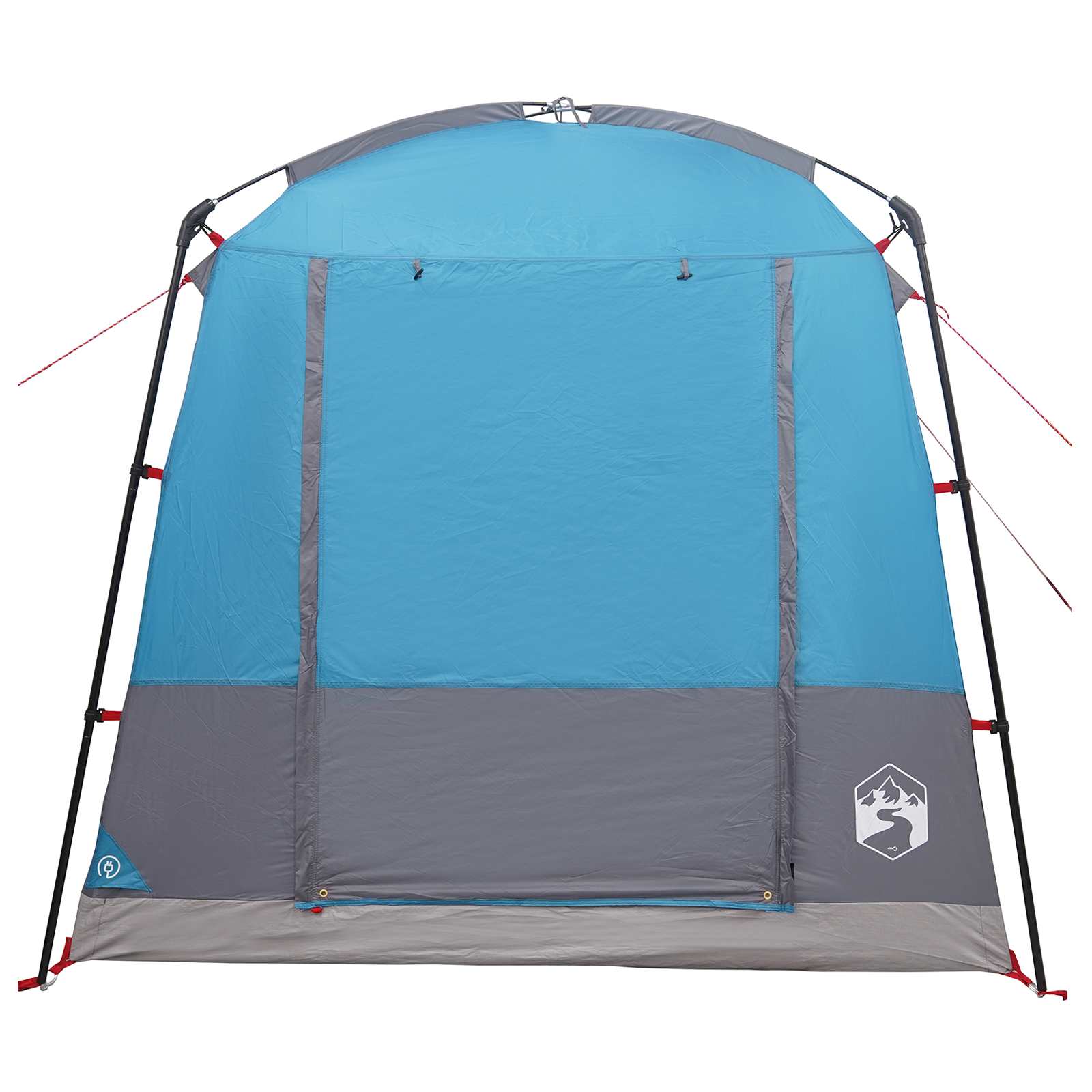 Partytent Blauw 4-persoons 185T Polyester met PU Coating