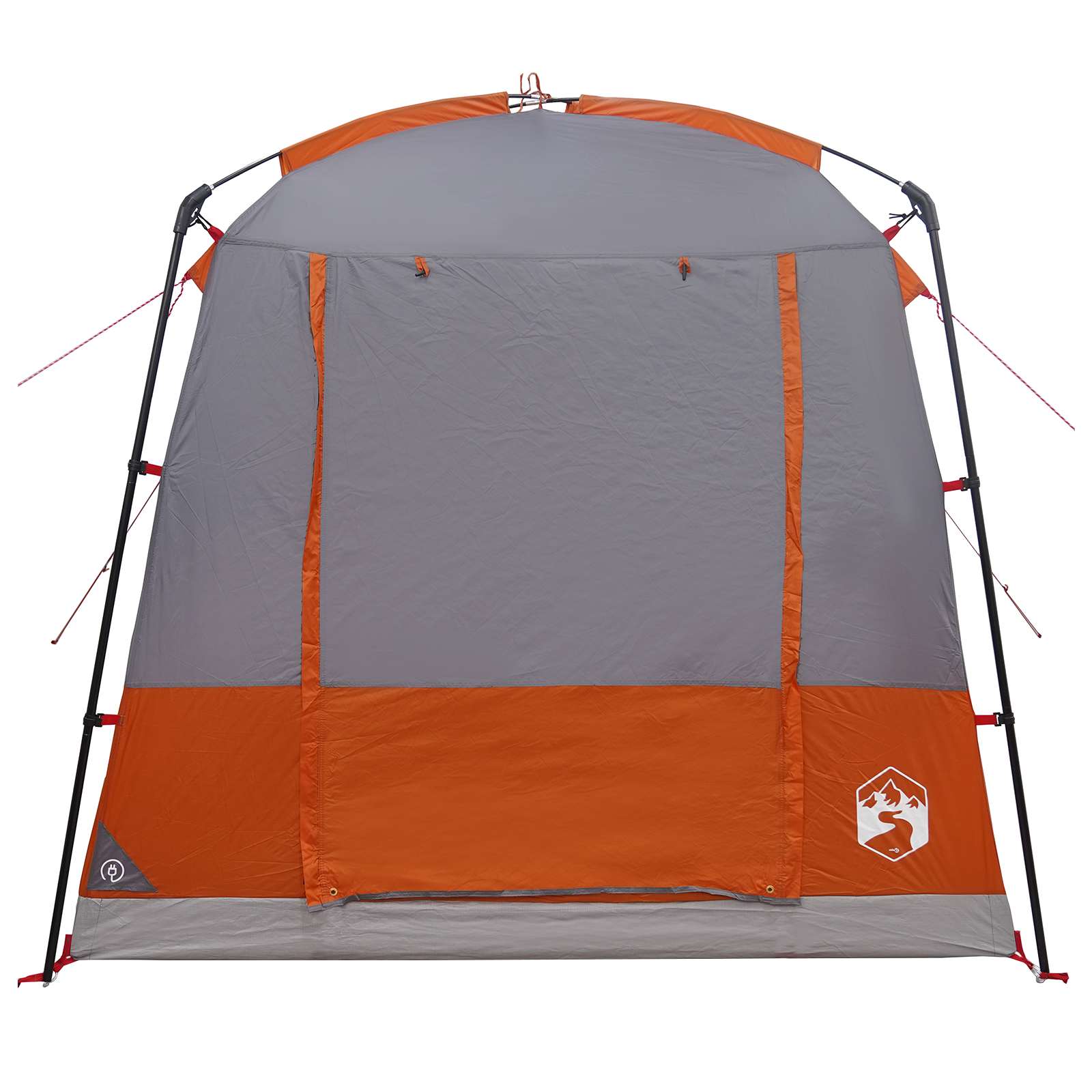 Partytent Grijs en Oranje 4-persoons