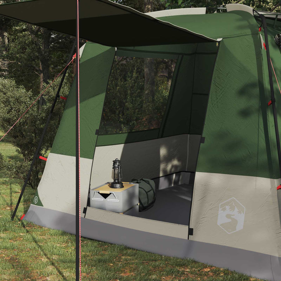 Toilet Tent Groen 10-persoons 185T Polyester met PU Coating
