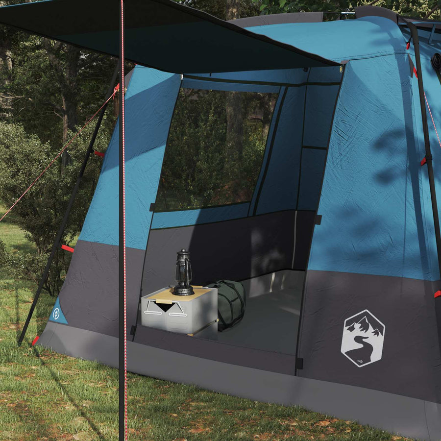 Toilet Tent Blauw 10-persoons 185T Polyester met PU Coating