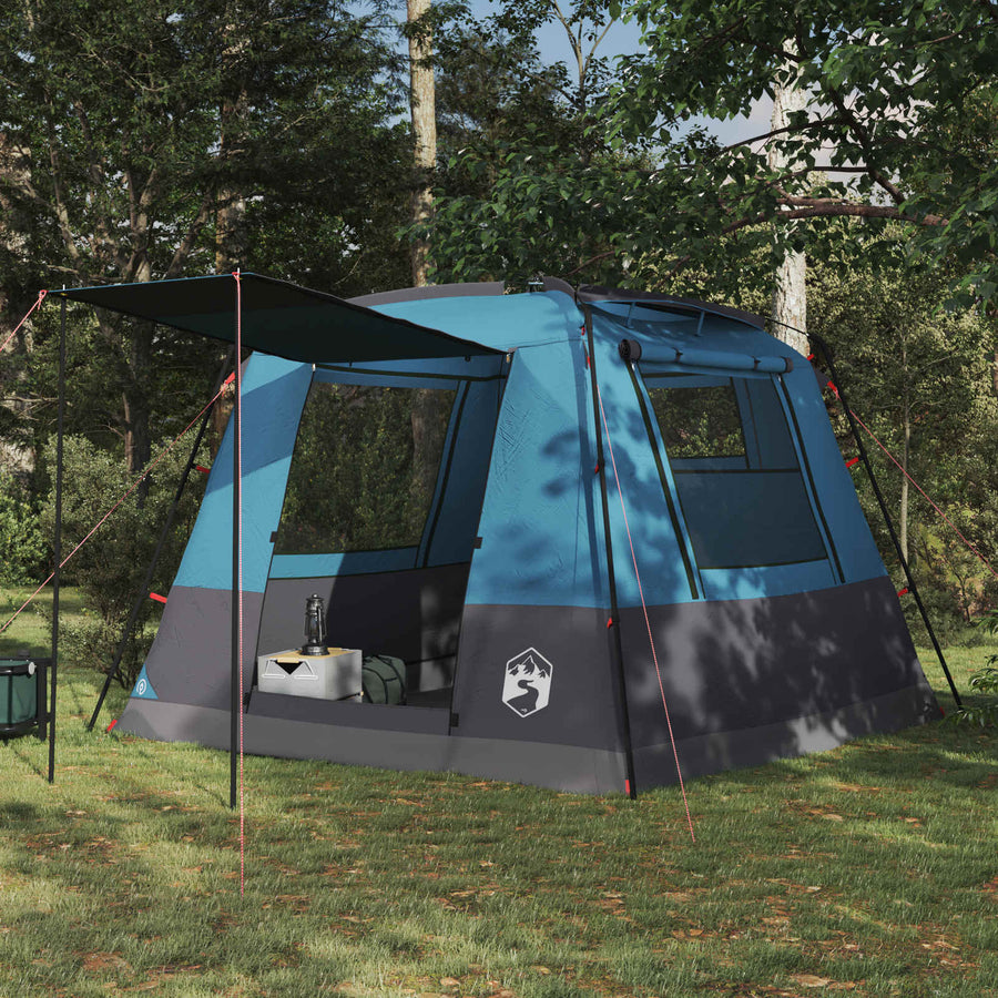 Toilet Tent Blauw 10-persoons 185T Polyester met PU Coating