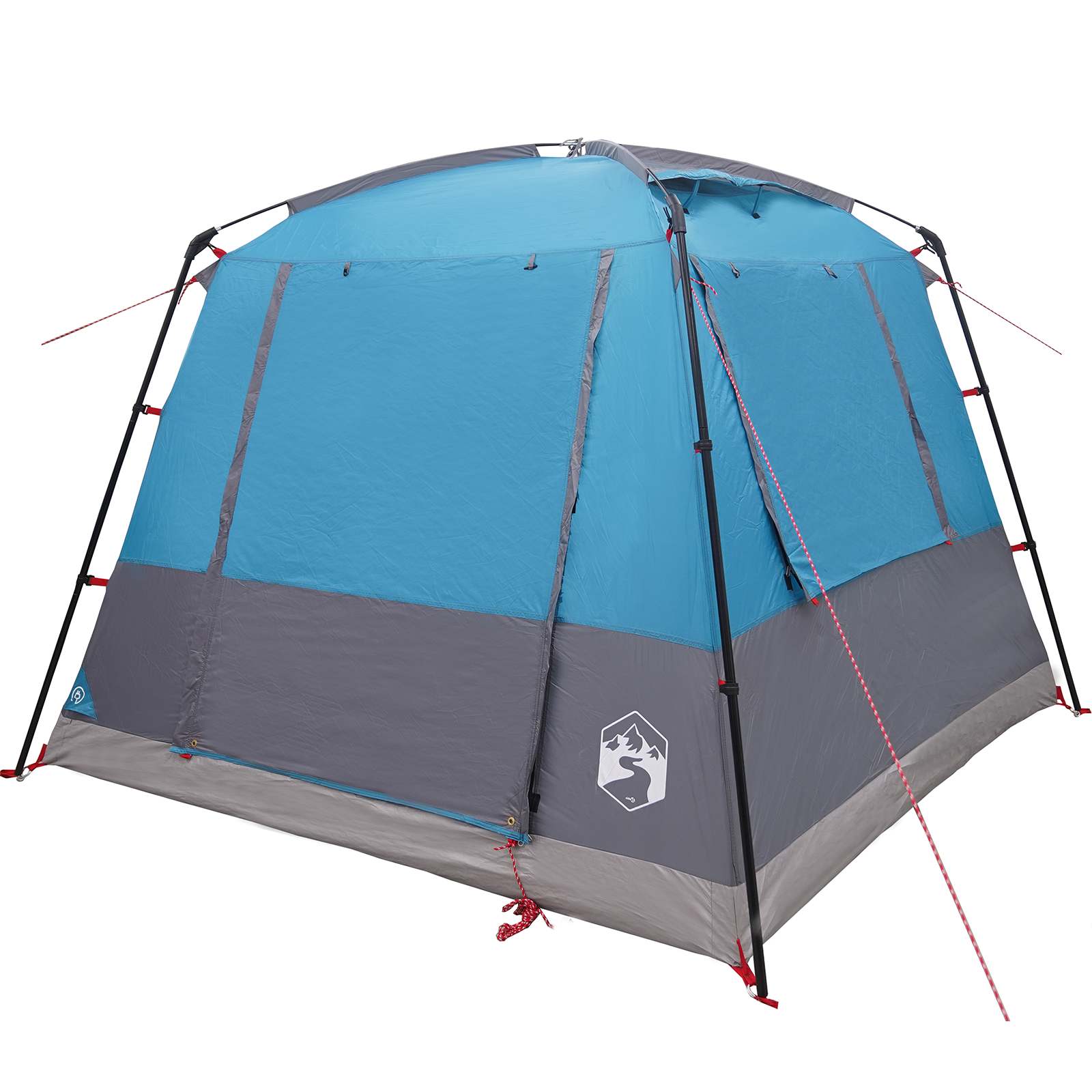 Toilet Tent Blauw 10-persoons 185T Polyester met PU Coating