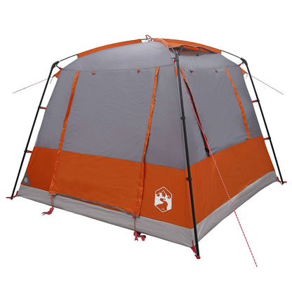 Toilet Tent Grijs en Oranje 10-persoons