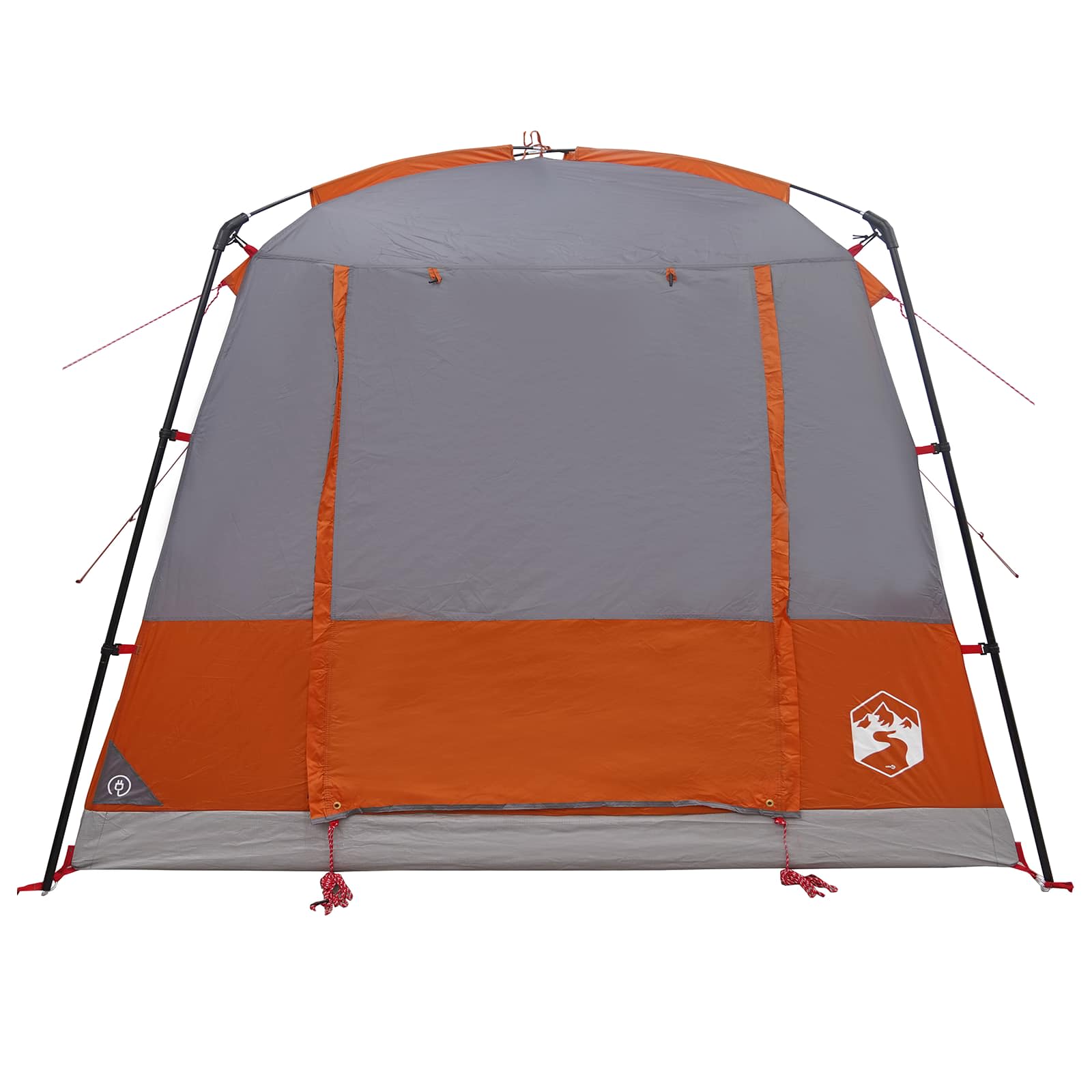 Toilet Tent Grijs en Oranje 10-persoons