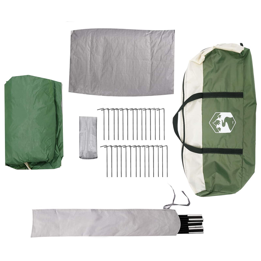 Tunneltent Groen 382 x 262 x 214 cm