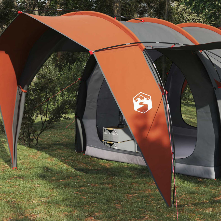 Tunneltent Grijs en Oranje 382 x 262 x 214 cm