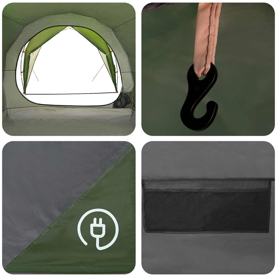 Tunneltent Groen 562 x 265 x 216 cm