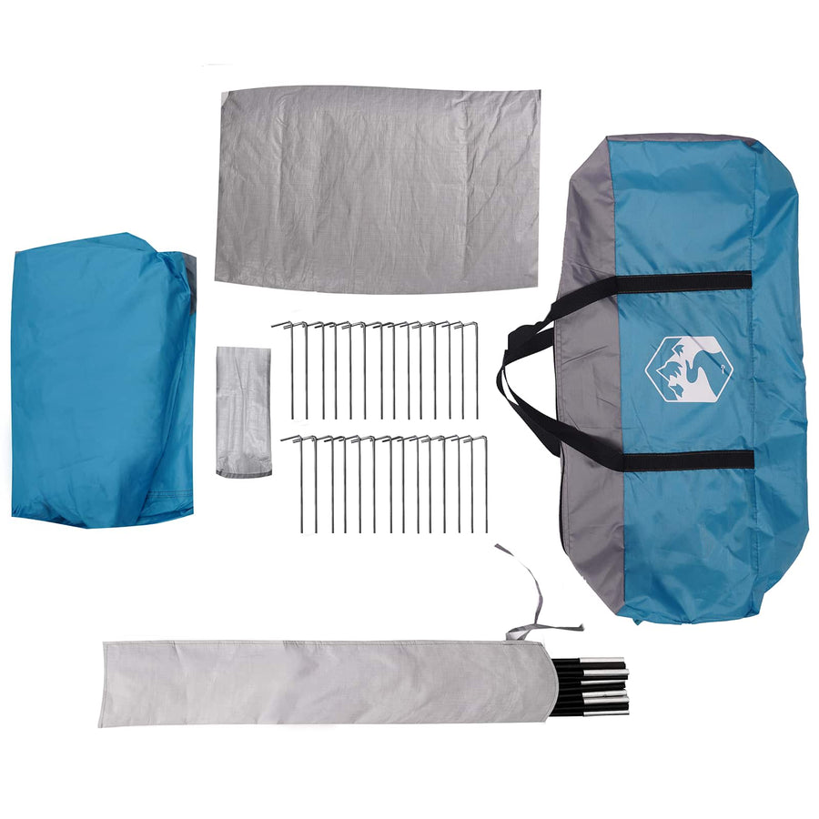 Tunneltent Blauw 562 x 265 x 216 cm