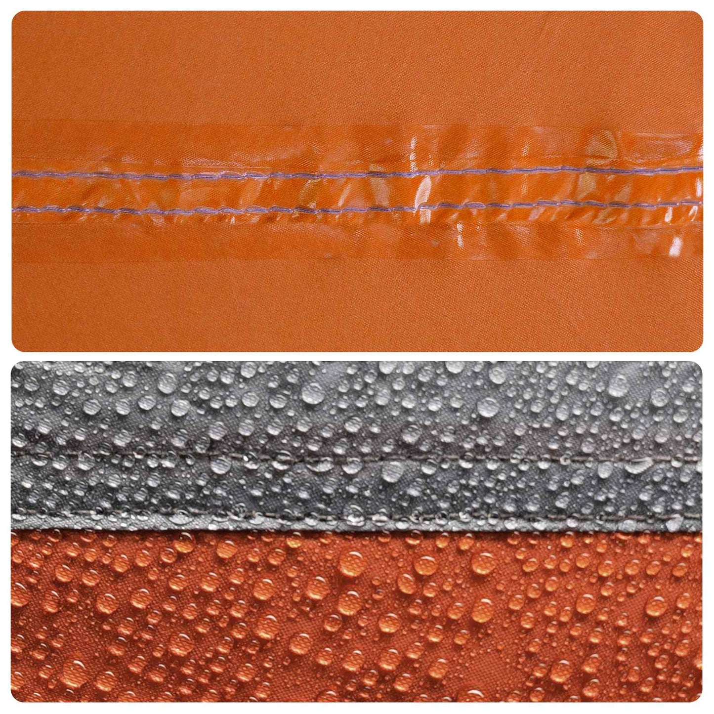 Tunneltent Grijs en Oranje 562 x 265 x 216 cm