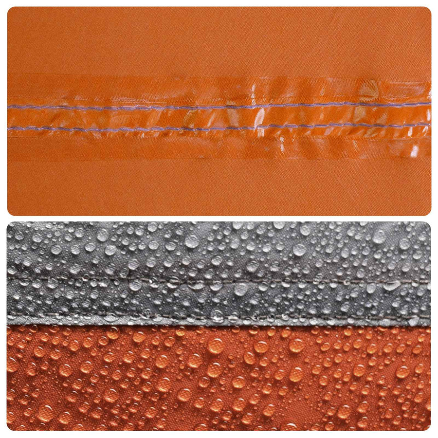 Tunneltent Grijs en Oranje 562 x 265 x 216 cm