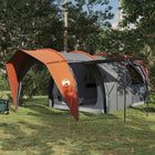 Tunneltent 562x265x216 cm grijs oranje