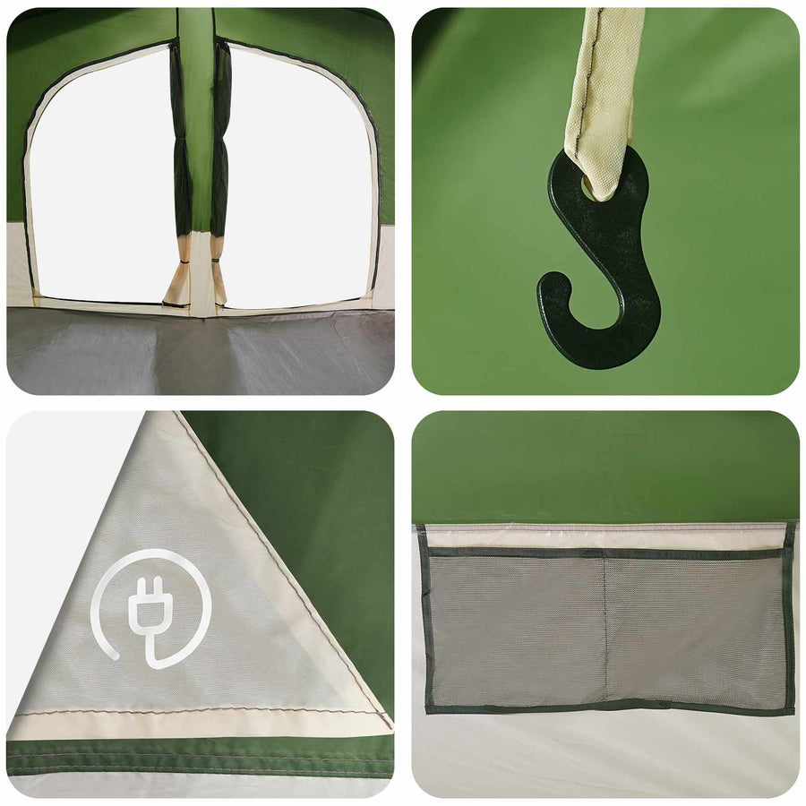Gezinstent Groen 533 x 312 x 230 cm