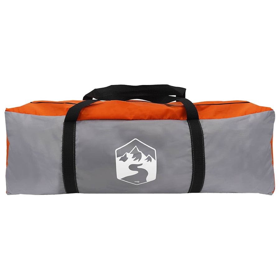 Tunneltent Grijs en Oranje 675 x 392 x 210 cm