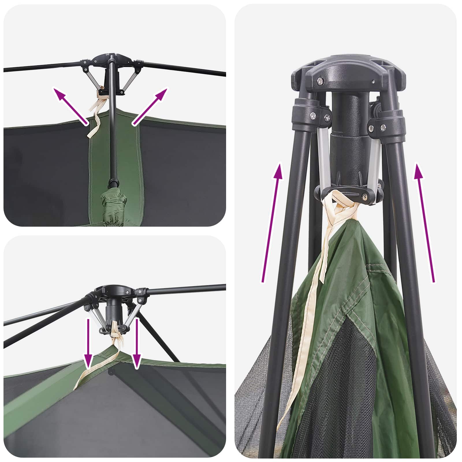 Directe Tent Groen 340 x 280 x 190 cm