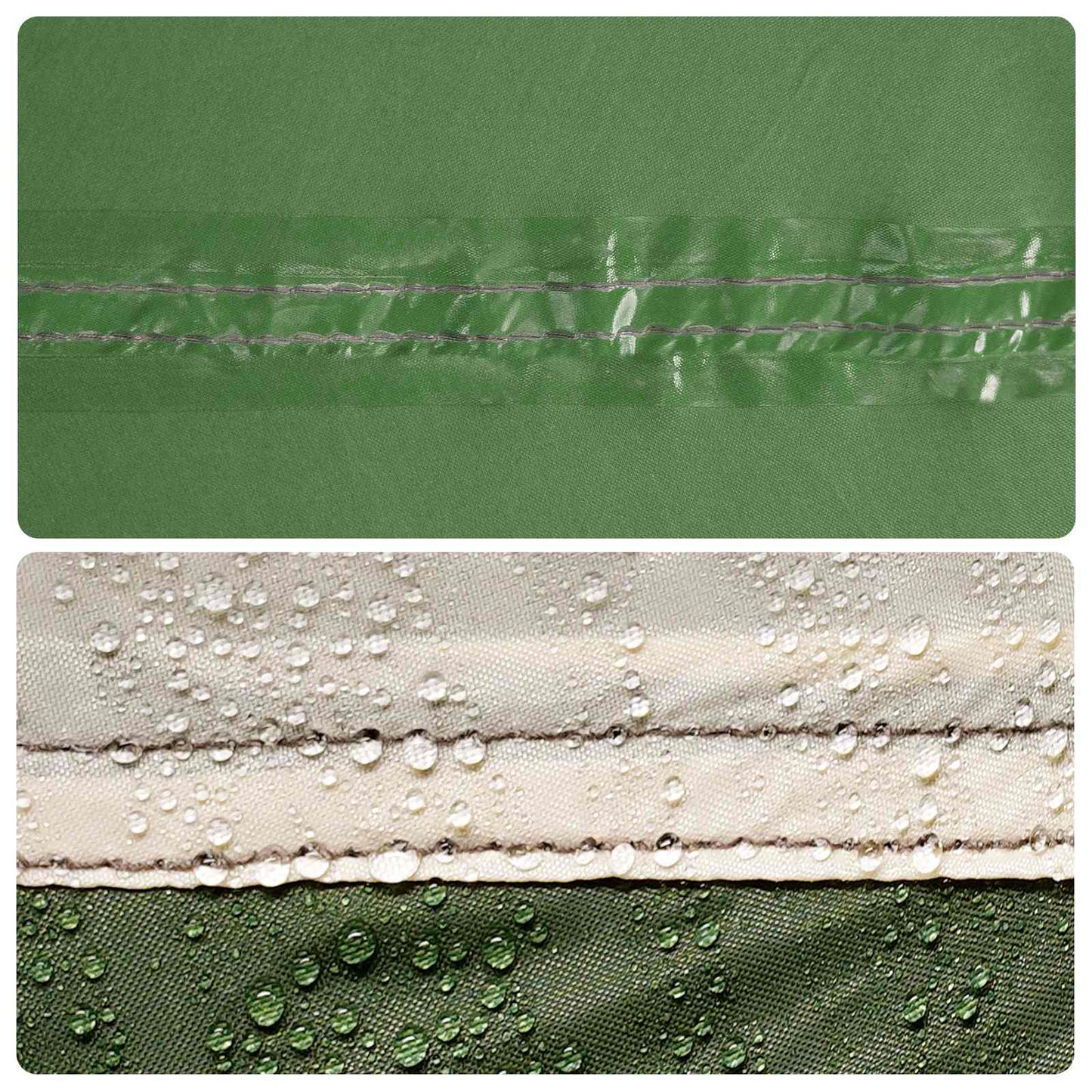 Directe Tent Groen 8-persoons 185T Polyester met PU Coating