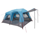 Tent 8-persoons blauw 380x305x183 cm polyester