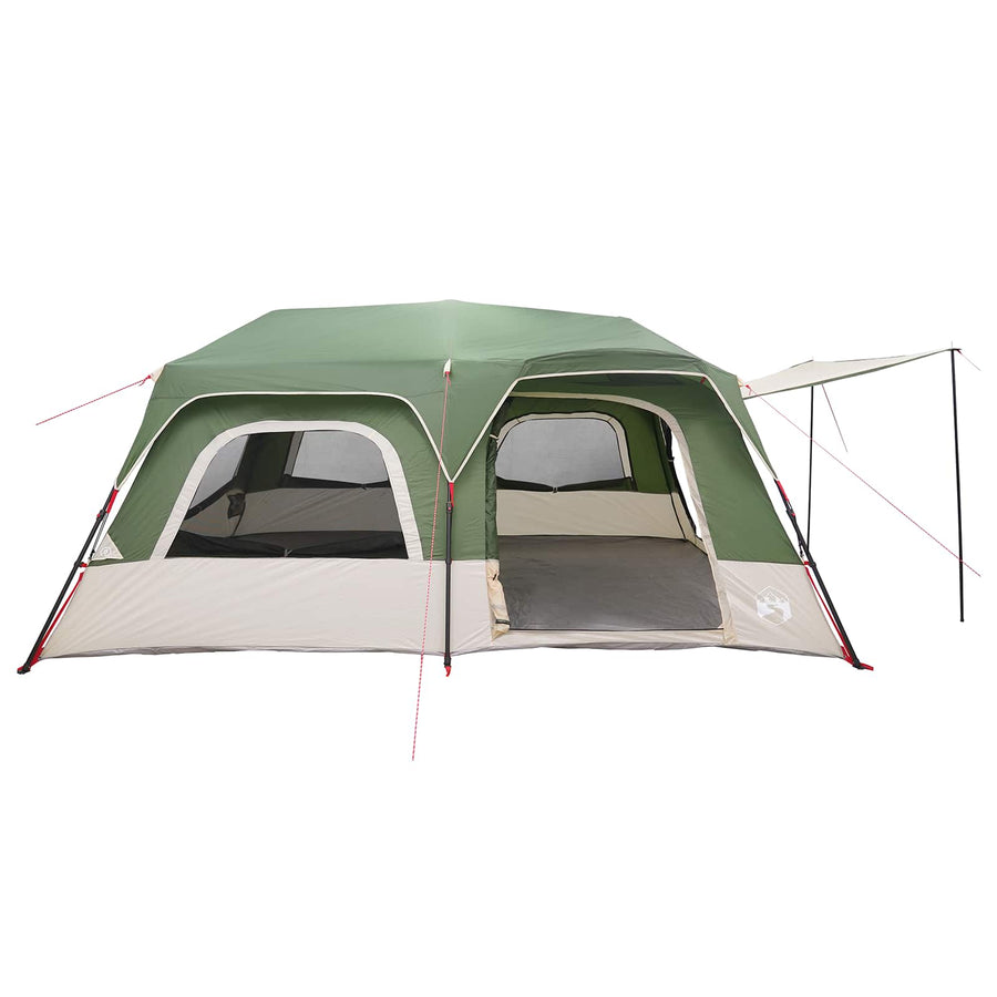 Directe Tent Groen 10-persoons 185T Polyester met PU Coating