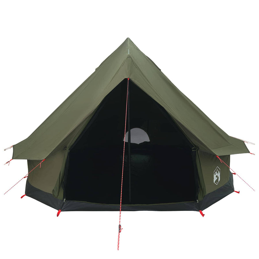 Gezinstent Legergroen 6-persoons 185T Polyester met PU Coating