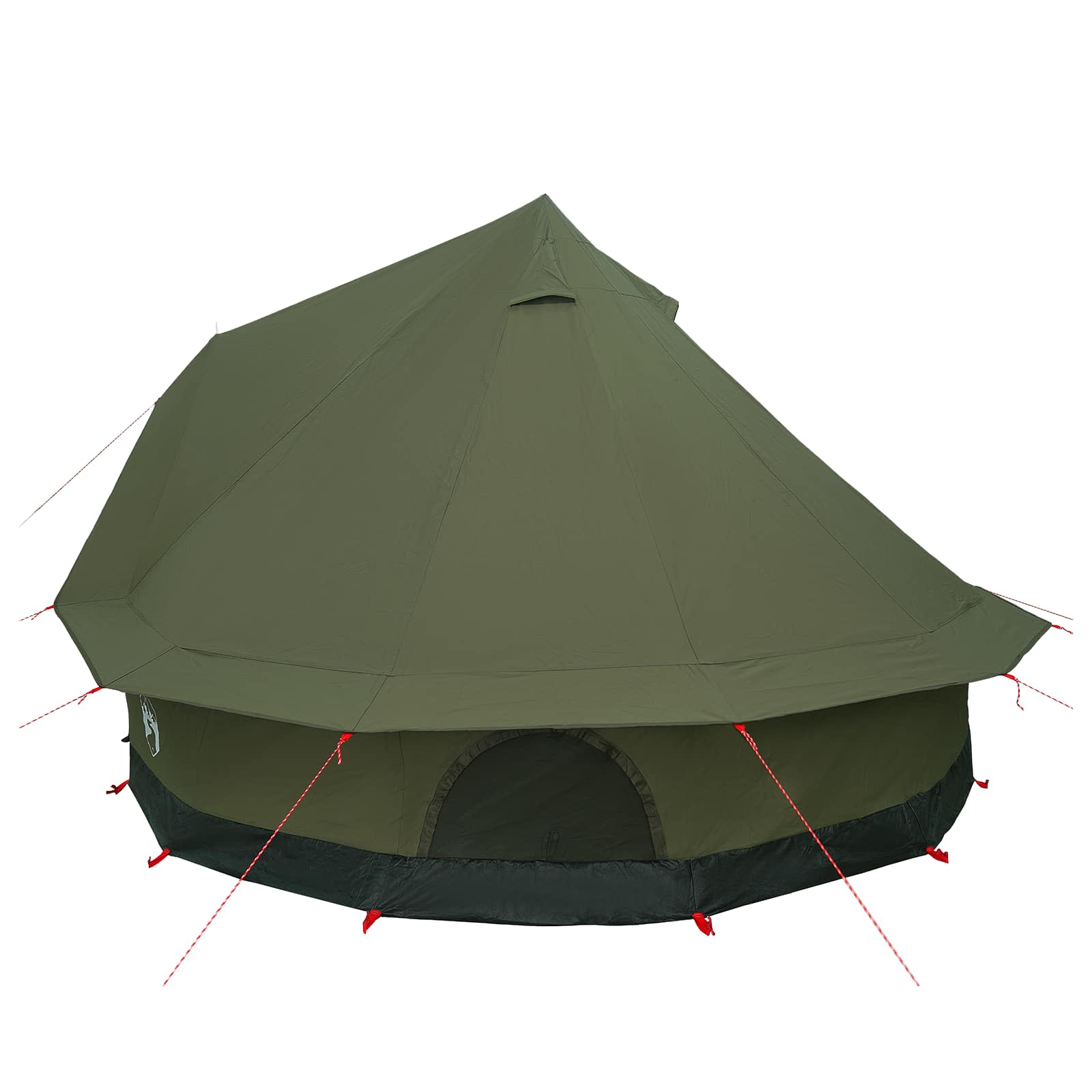 Gezinstent Legergroen 6-persoons 185T Polyester met PU Coating