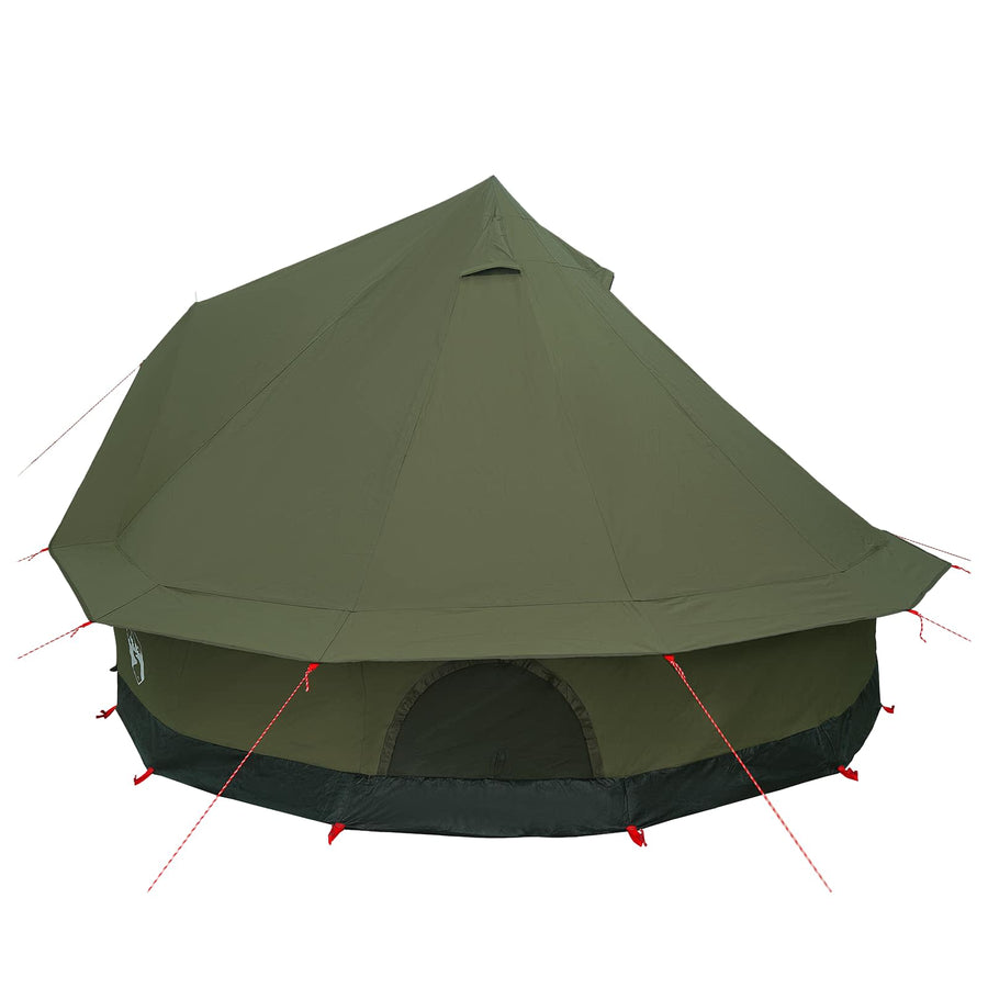 Gezinstent Legergroen 6-persoons 185T Polyester met PU Coating