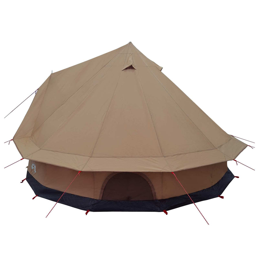 Gezinstent Bruin 6-persoons 185T Polyester met PU Coating