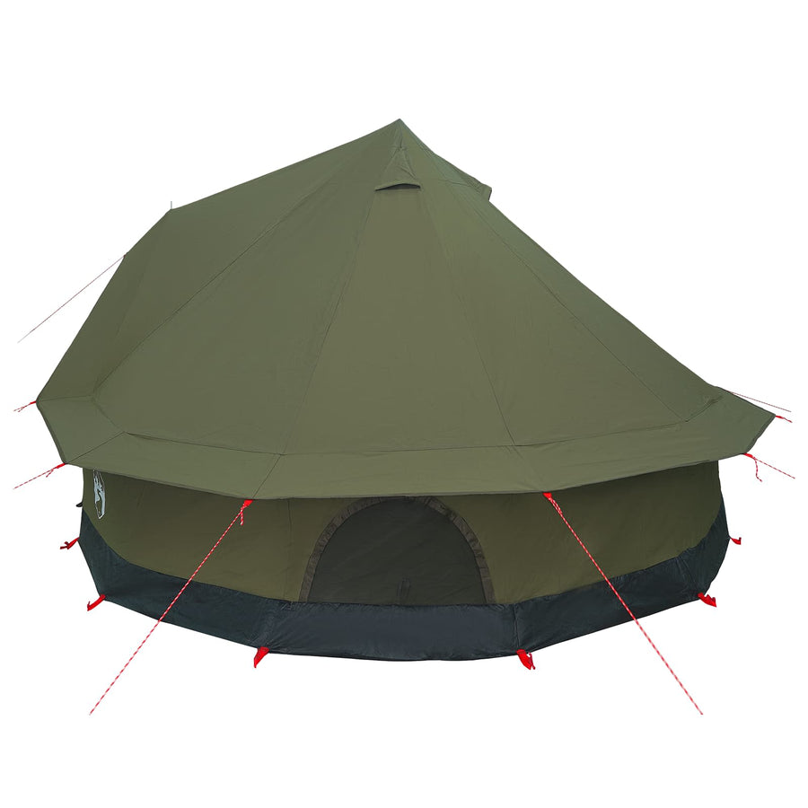 Gezinstent Legergroen 8-persoons 185T Polyester met PU Coating